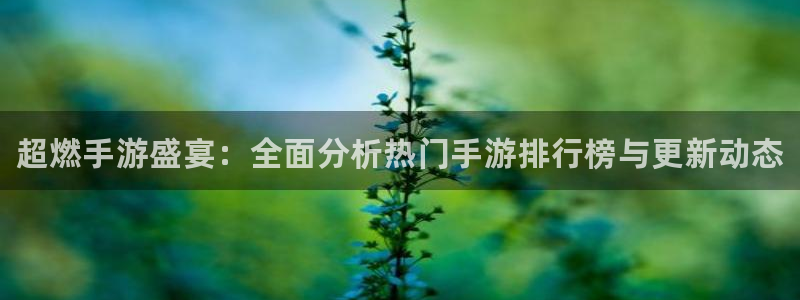 极悦娱乐升级5994月：超燃手游盛宴：全面分析热门手游排行榜